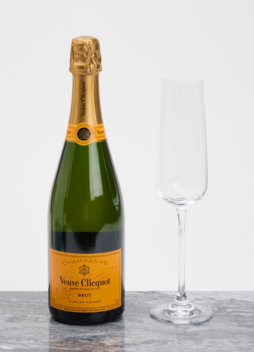 Åhléns Elise champagneglas 27 cl set van 2 - voorkant 3 transparant