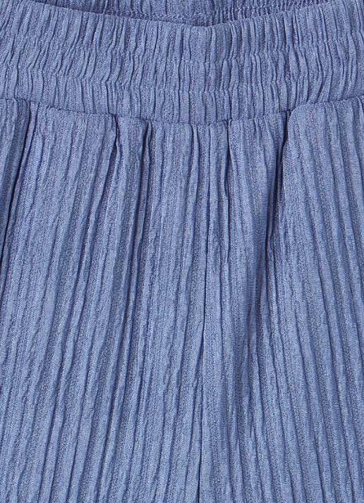 AI&KO Ramona flared fit broek - detail 3 staalblauw