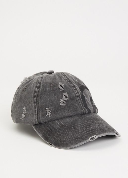 Aiche Destroyed pet van denim met logo