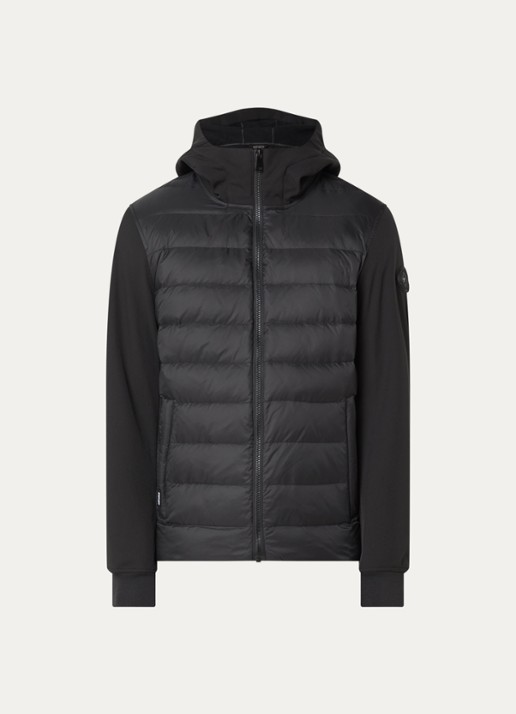 Airforce Cove gewatteerd windjack - voorkant 3 zwart