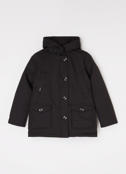 Airforce Gewatteerde parka met capuchon