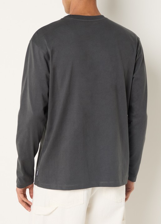 Airforce Longsleeve met logo - achterkant 4 antraciet