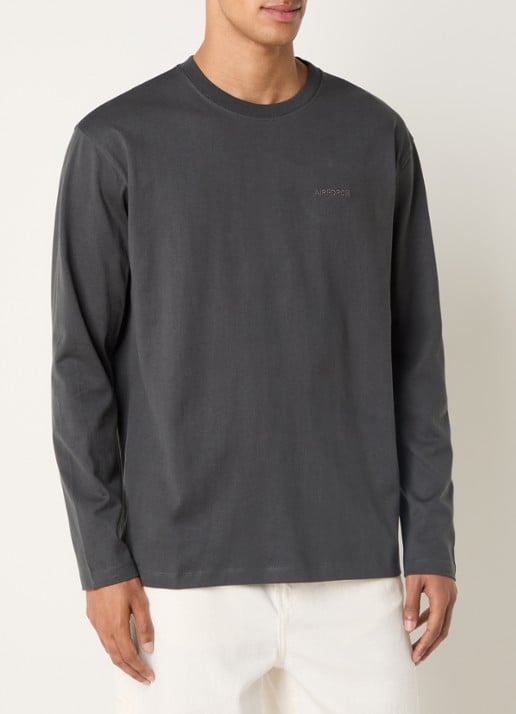 Airforce Longsleeve met logo