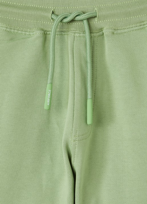 Airforce Loose fit korte joggingbroek - detail 3 groen