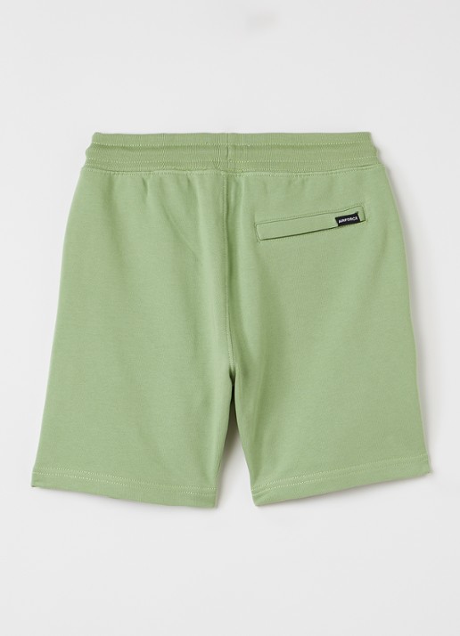 Airforce Loose fit korte joggingbroek - voorkant 2 groen
