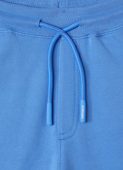 Airforce Loose fit korte joggingbroek - detail 5 blauw