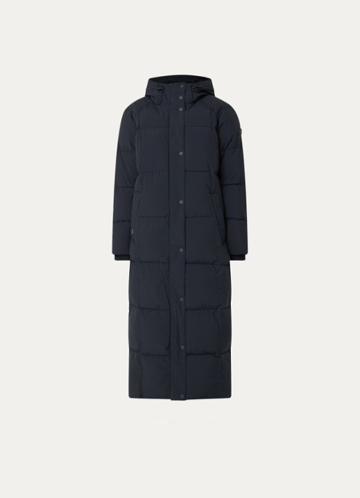 Airforce Nia gewatteerde parka met steekzakken - voorkant 3 donkerblauw