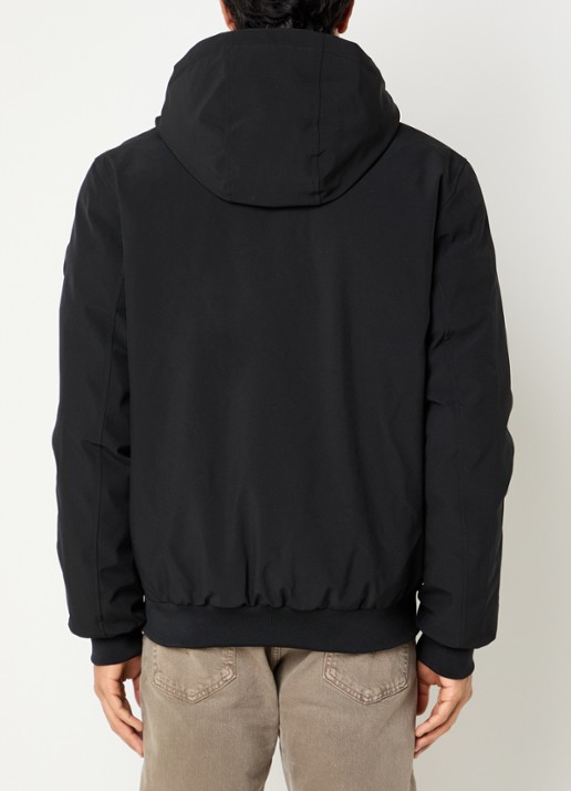 Airforce Reversible jack met capuchon - achterkant 2 zwart