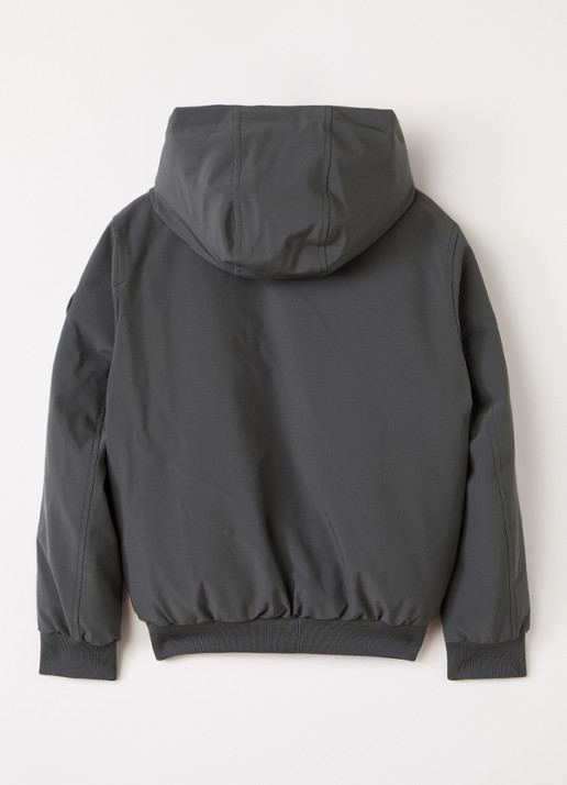 Airforce Reversible puffer jack  - achterkant donkergrijs