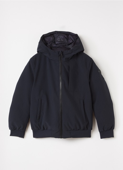 Airforce Reversible puffer jack  - voorkant 2 donkerblauw
