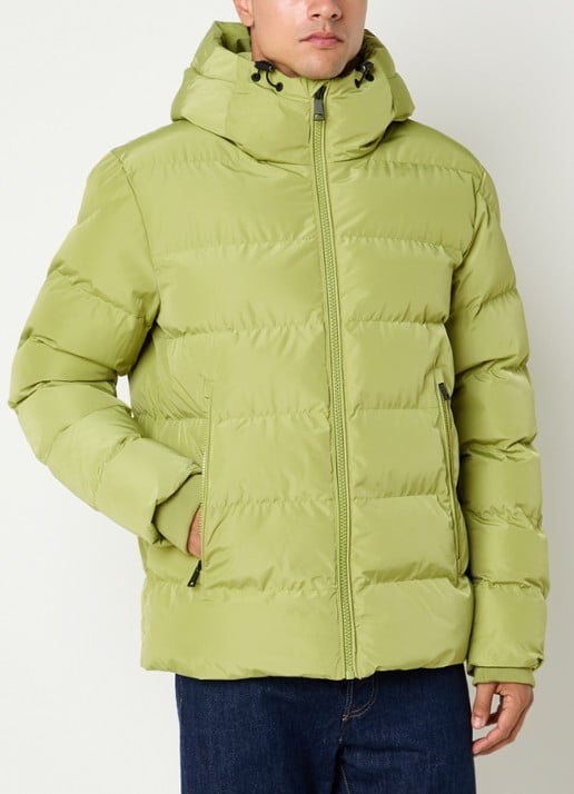 Airforce Robin puffer jack met capuchon