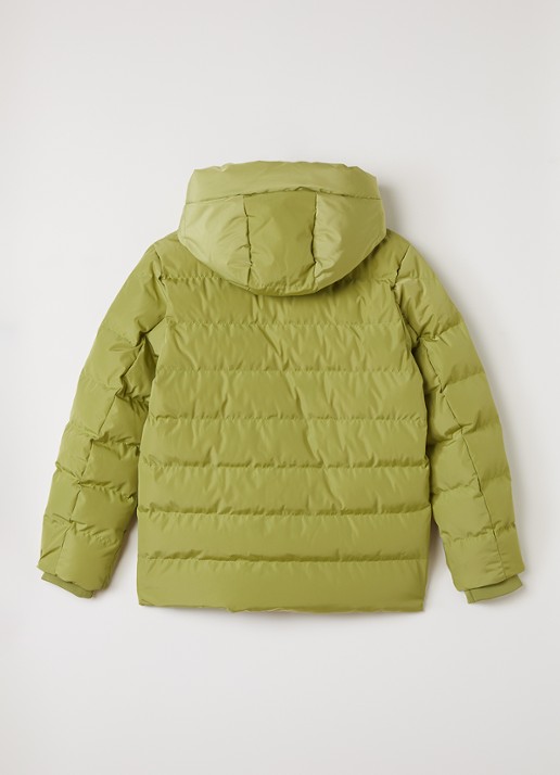 Airforce Robin puffer jack met capuchon - achterkant 3 mosgroen