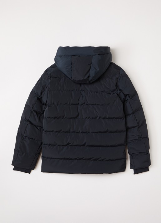 Airforce Robin puffer jack met capuchon - achterkant donkerblauw