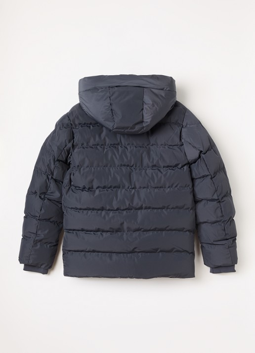 Airforce Robin puffer jack met ritszakken - achterkant 3 donkerblauw