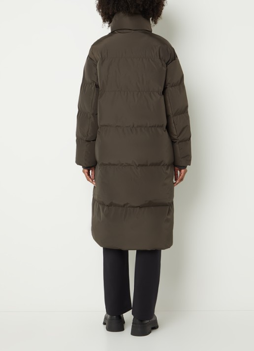 Airforce Ruby parka met steekzakken - achterkant 2 bronsgroen