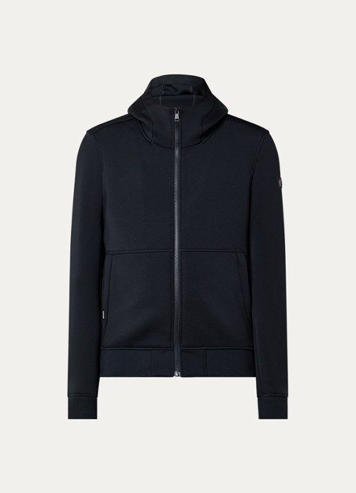Airforce Scuba jack met capuchon en steekzakken - voorkant 4 donkerblauw