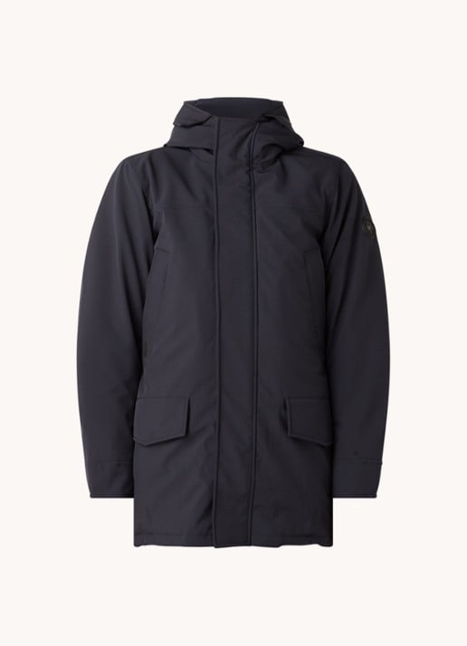 Airforce Snow gewatteerde parka met capuchon - voorkant 3 donkerblauw