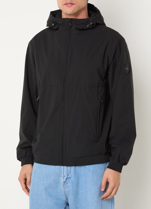 Airforce Softshell jack met capuchon en ritszakken