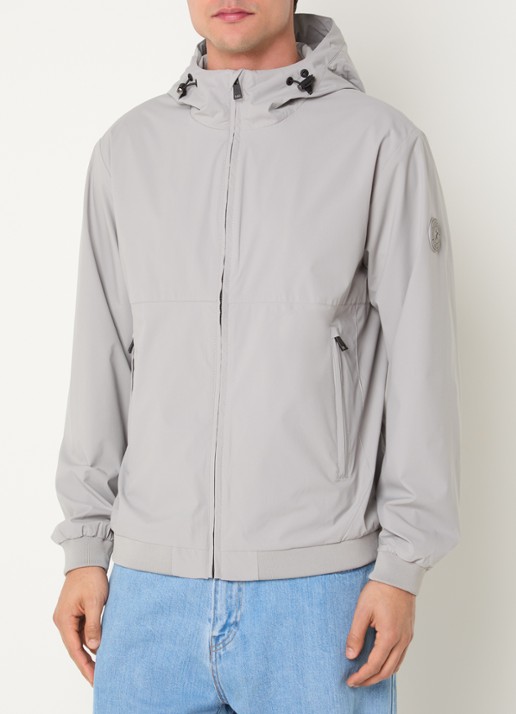 Airforce Softshell jack met capuchon en ritszakken