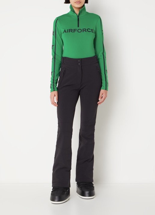 Airforce Squaw Vally skipully met logoprint - voorkant 3 groen