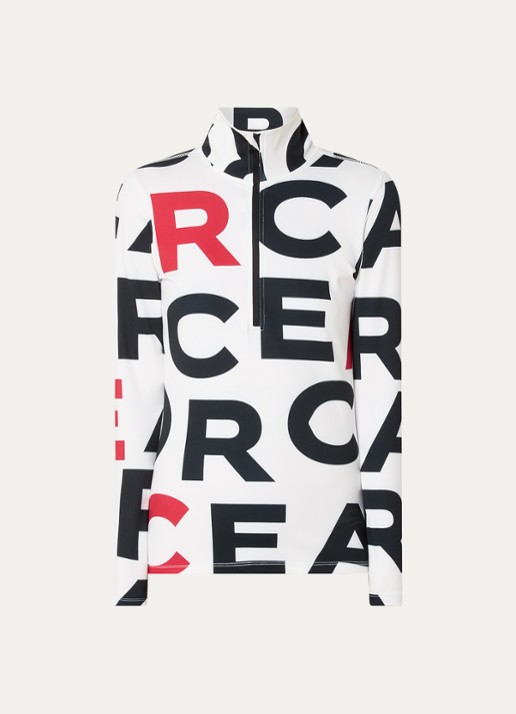 Airforce Squaw Vally skipully met logoprint - voorkant 3 rood