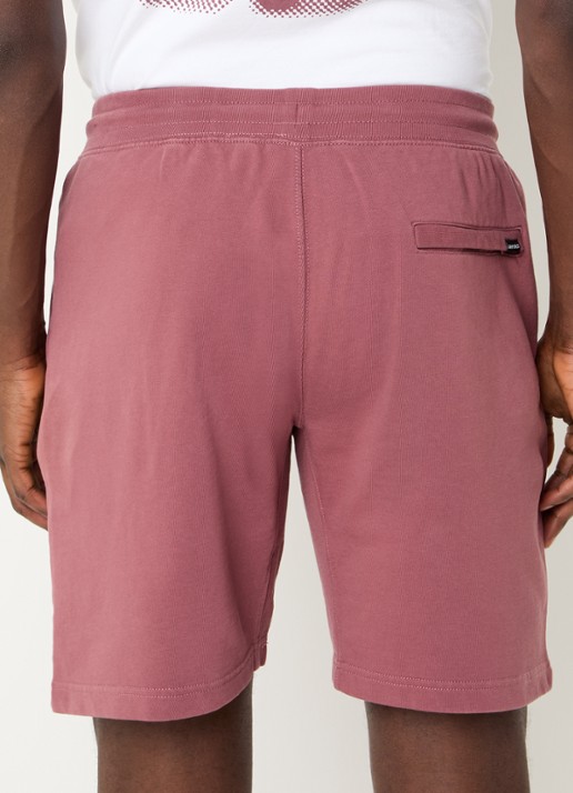 Airforce Straight fit korte joggingbroek met logo - achterkant 4 steenrood