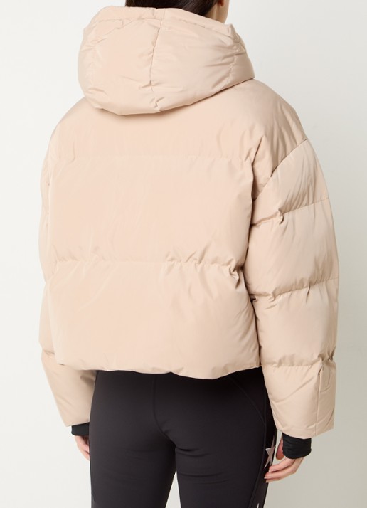 Airforce Sun Peaks ski-jas met afneembare capuchon en ritszakken - achterkant 4 beige