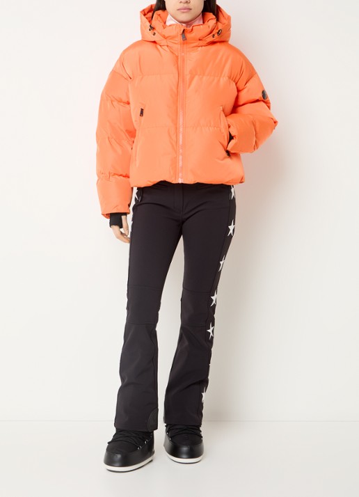 Airforce Sun Peaks ski-jas met afneembare capuchon en ritszakken - voorkant 5 oranje