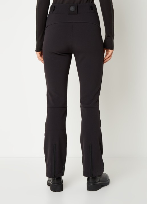 Airforce Sundance Mountain high waist flared fit skibroek met ritszakken - achterkant zwart