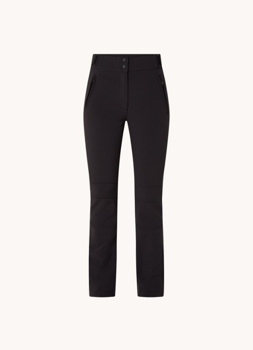 Airforce Sundance Mountain high waist flared fit skibroek met ritszakken - voorkant 2 zwart