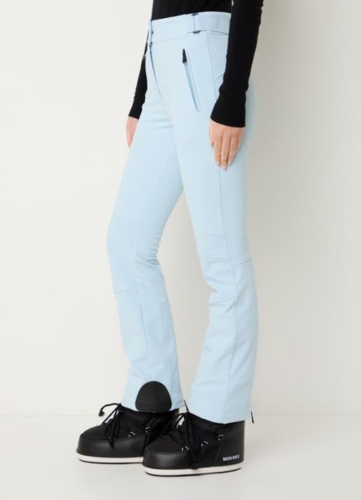 Airforce Sundance Mountain high waist flared fit skibroek met ritszakken - detail 5 lichtblauw