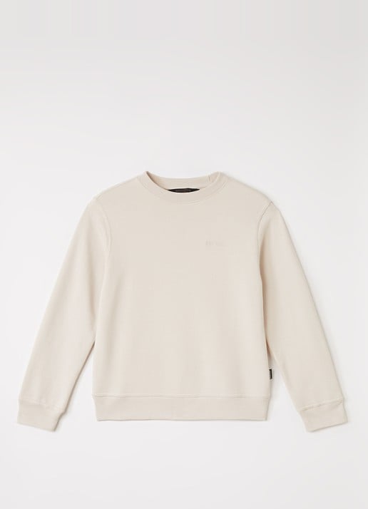 Airforce Sweater met logo- en backprint