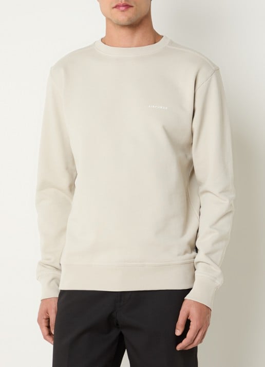 Airforce Sweater met logo