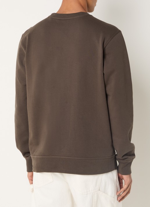 Airforce Sweater met logo - achterkant 2 lichtbruin