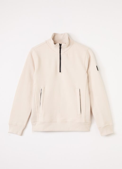 Airforce Sweater met opstaande kraag