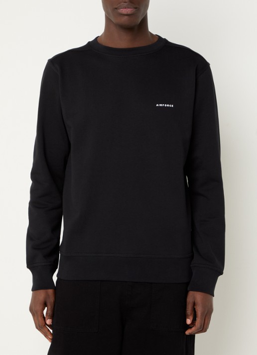 Airforce Sweater van  katoen met logo