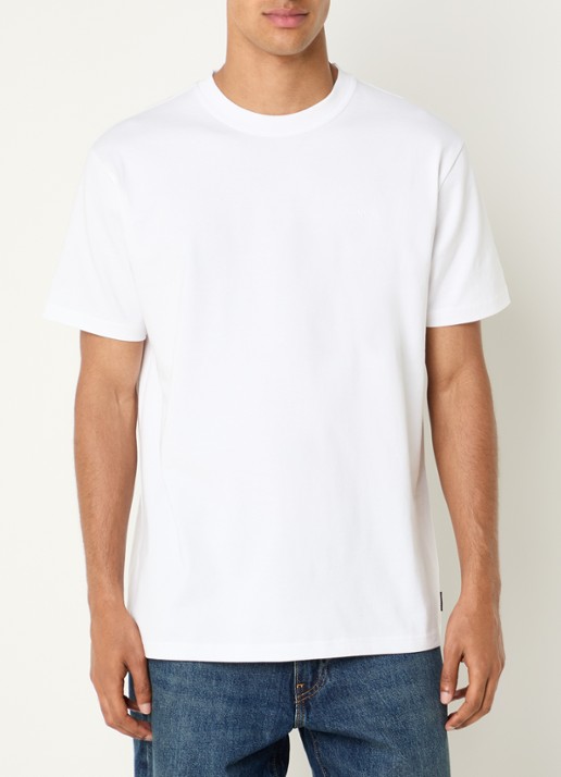 Airforce T-shirt met logo- en backprint - achterkant 3 wit