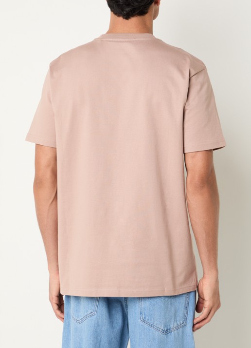 Airforce T-shirt met logo - achterkant 2 lichtbruin