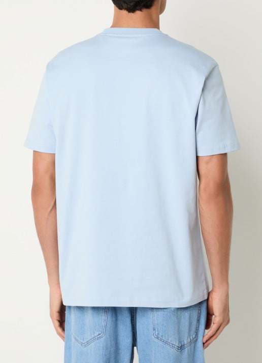 Airforce T-shirt met logo - achterkant 2 lichtblauw