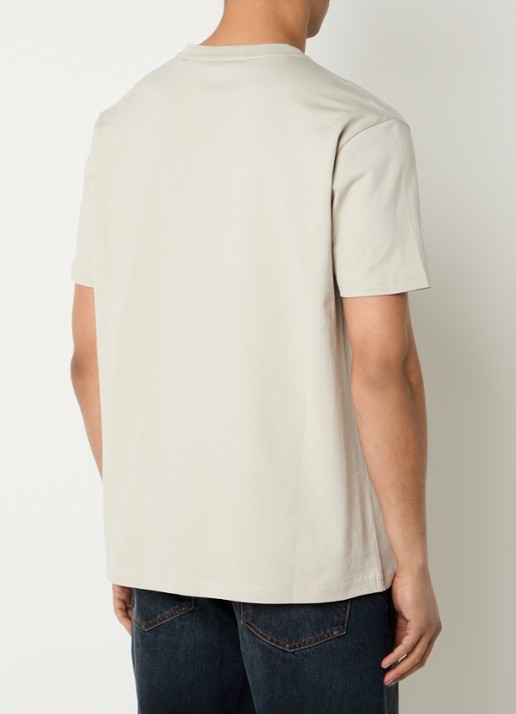 Airforce T-shirt met logo - achterkant 4 khaki