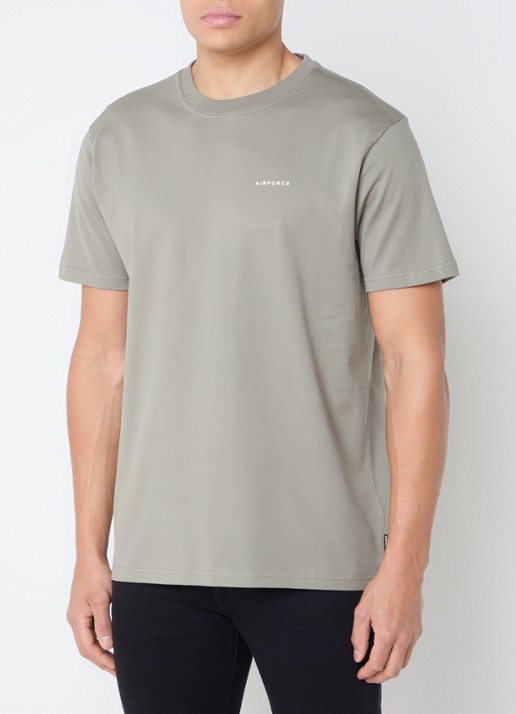 Airforce T-shirt van  katoen met logo