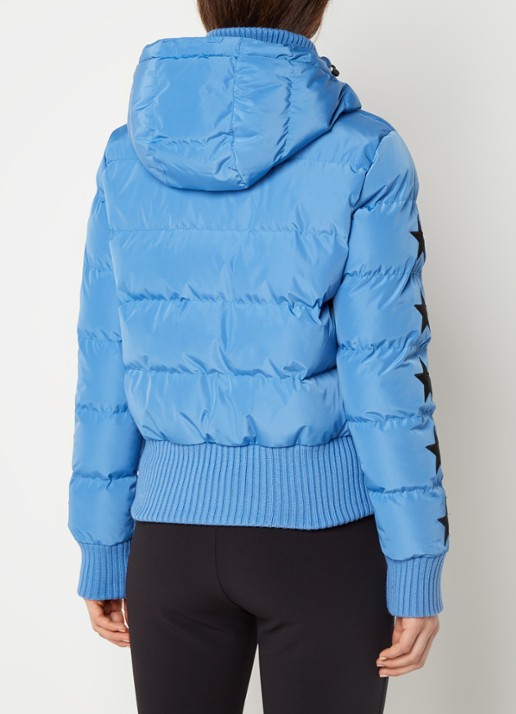Airforce Taos ski-jas met ritszakken en capuchon - achterkant 6 blauw