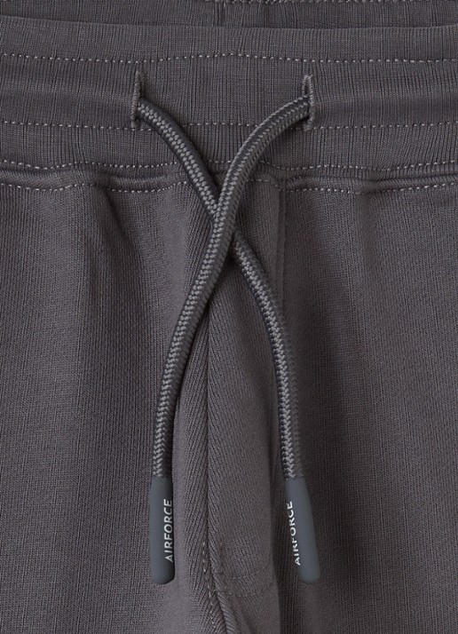Airforce Tapered fit joggingbroek met logo - detail 3 taupe