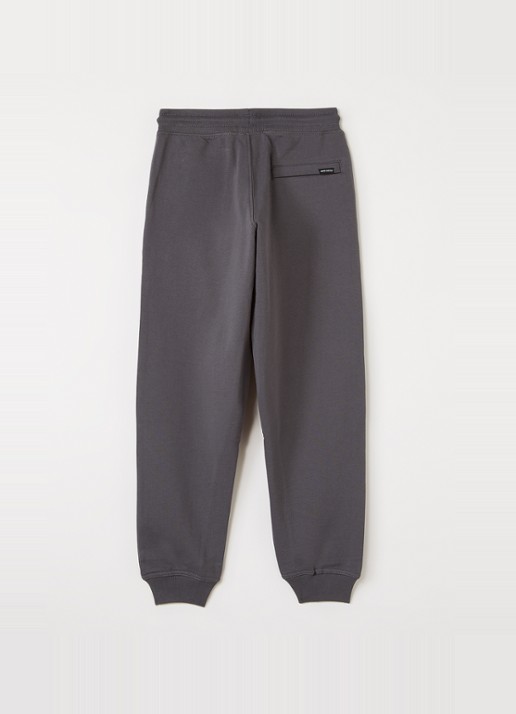 Airforce Tapered fit joggingbroek met logo - voorkant 2 taupe