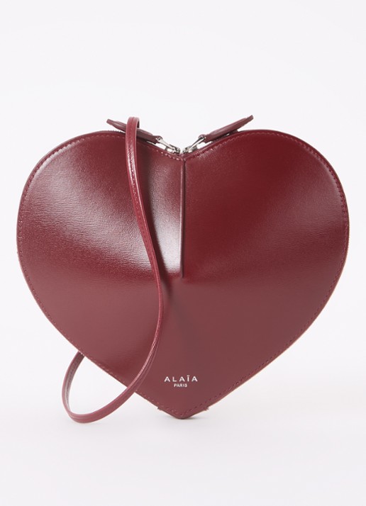 Alaïa Le Coeur crossbodytas van kalfsleer