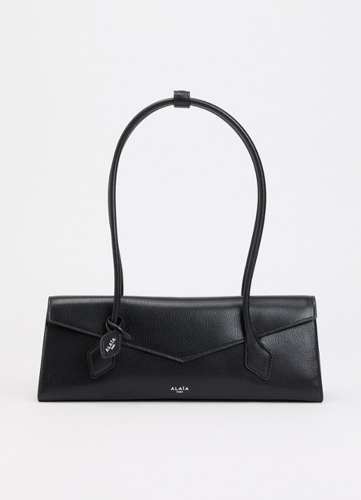 Alaïa Le Teckel Flap Medium schoudertas van geitenleer