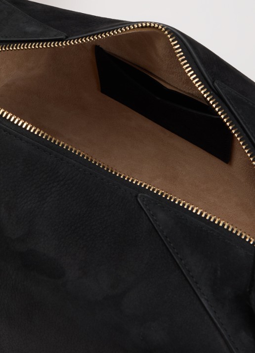 Alaïa Medium Bowling schoudertas van leer - detail 2 zwart