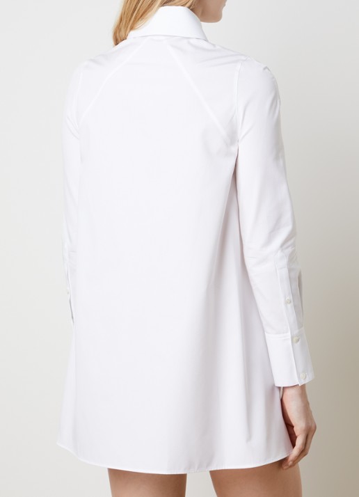 Alaïa Mini blousejurk - achterkant wit