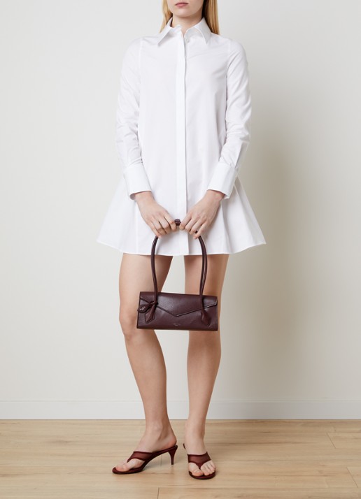 Alaïa Mini blousejurk - voorkant 5 wit