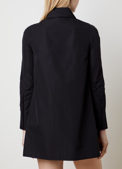 Alaïa Mini blousejurk - achterkant 3 zwart